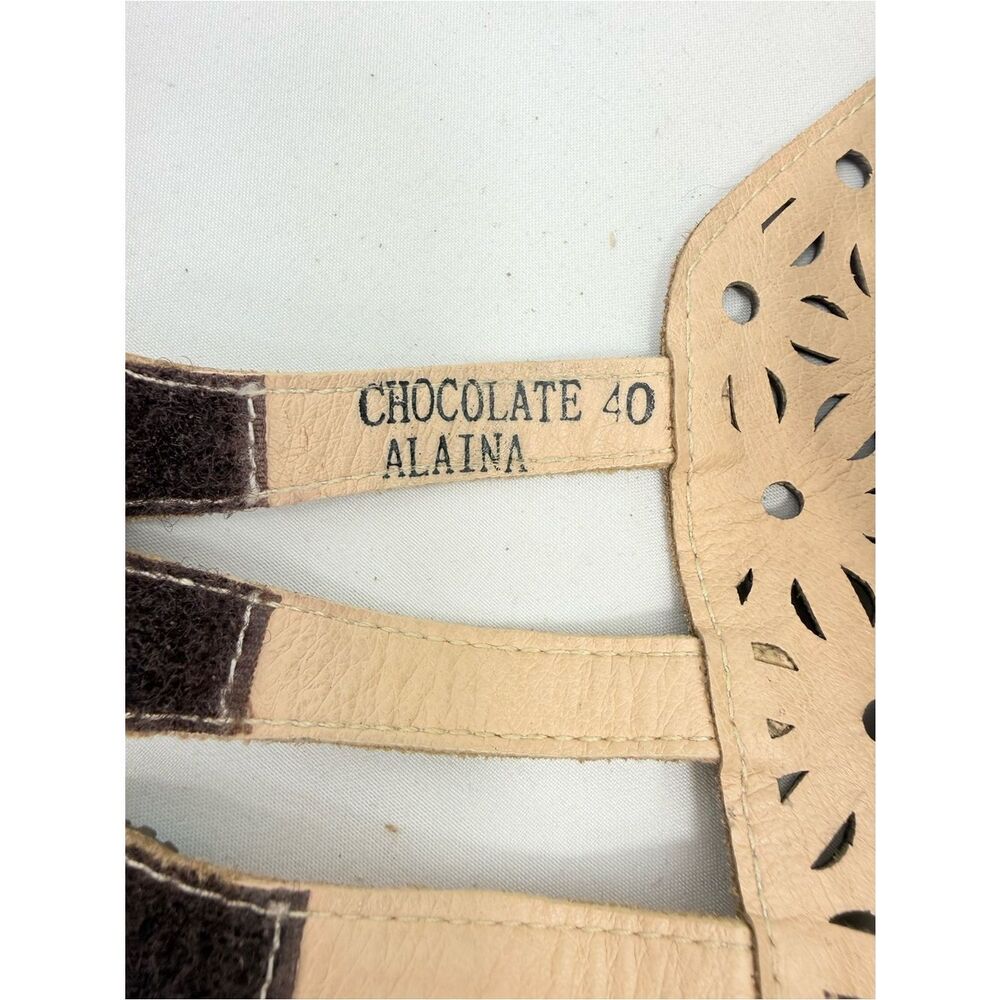 L'Artiste Spring Step ALAINA Colorful Bead Multi Strap Heeled Slingback Sandals - Picture 11 of 12